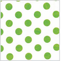 POLKA DOT LIME Sheet Tissue Paper